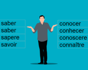 the verb to know saber sapere savoir vs conocer conhecer conoscere connaitre