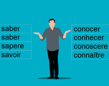 the verb to know saber sapere savoir vs conocer conhecer conoscere connaitre