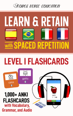 Spanish-Portuguese-Italian-French-Anki-Level-I-Basic