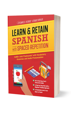 book-cover-learn-and-retain-spanish-with-spaced-repetition-5000-anki-notes-flashcards