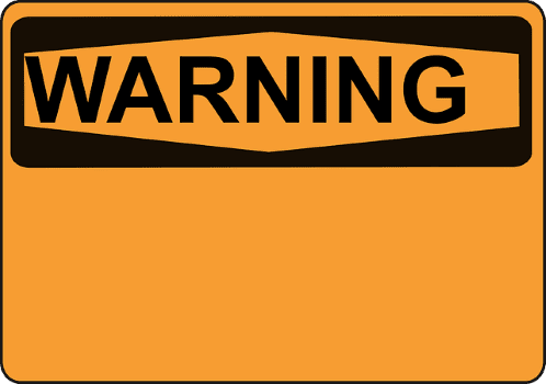 warning